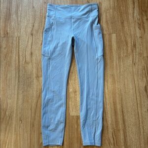 Lululemon Invigorate High-Rise Tight 25” Chambray Blue Size 6